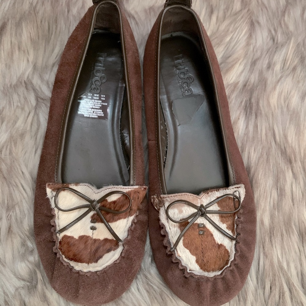 Tribeca by Kenneth Cole Animal Print moccasins